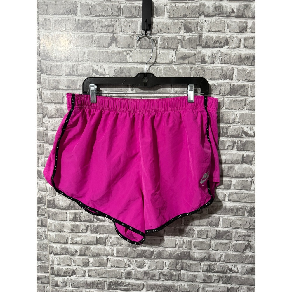 Nike Air Womens Dri-FIT Running Shorts Pink 1X Plus Size Athletic Gym CJ2279-639